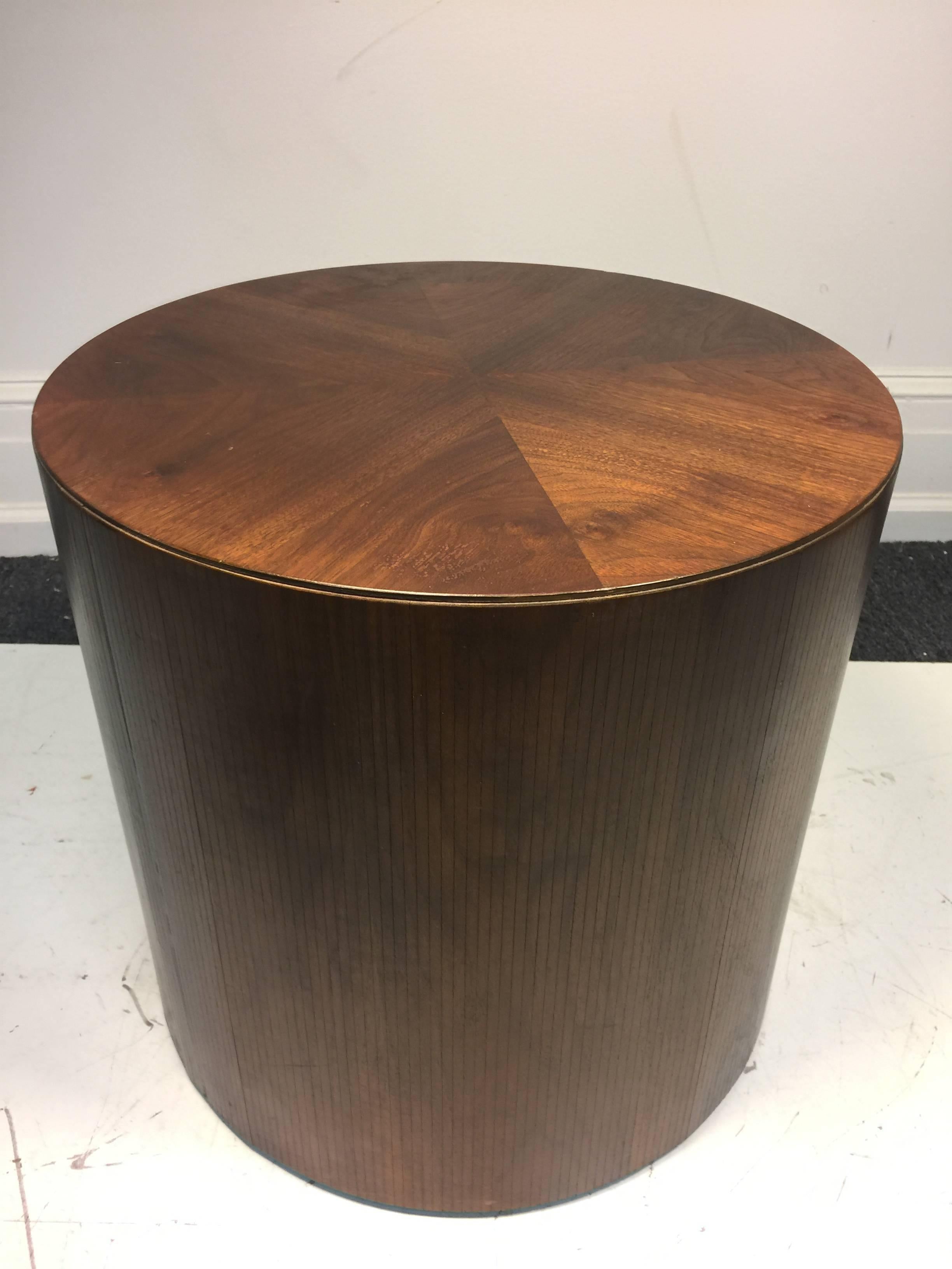 20th Century Substantial Drum Table or Pedestal by Lane For Sale