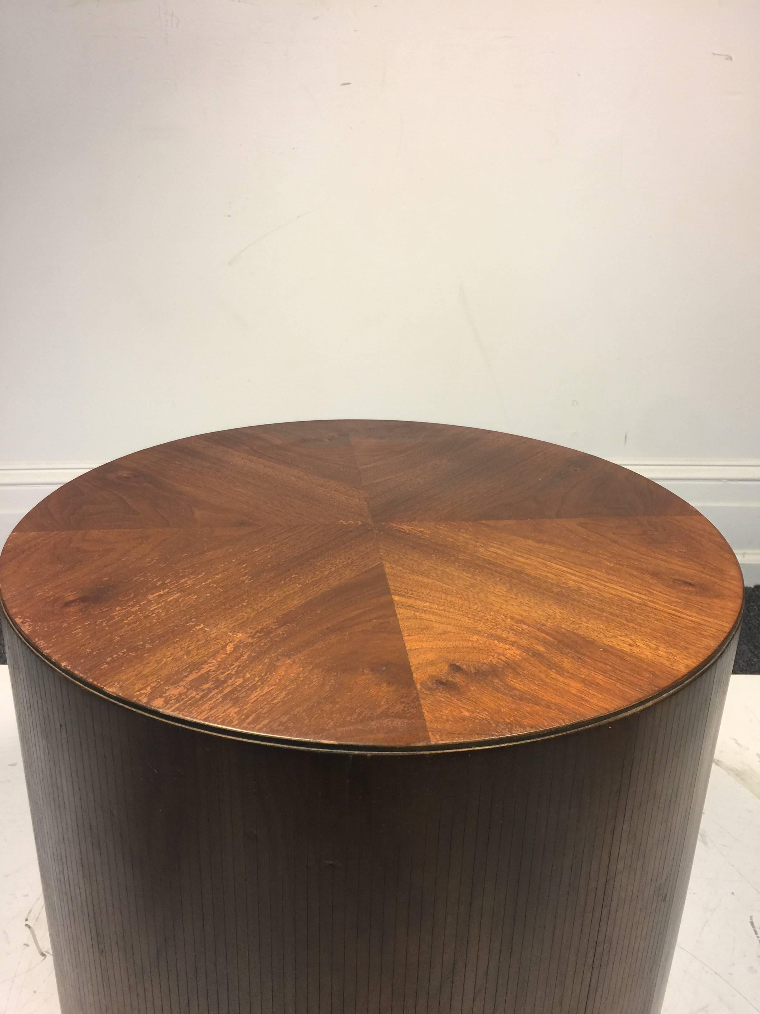 Substantial Drum Table or Pedestal by Lane For Sale 1