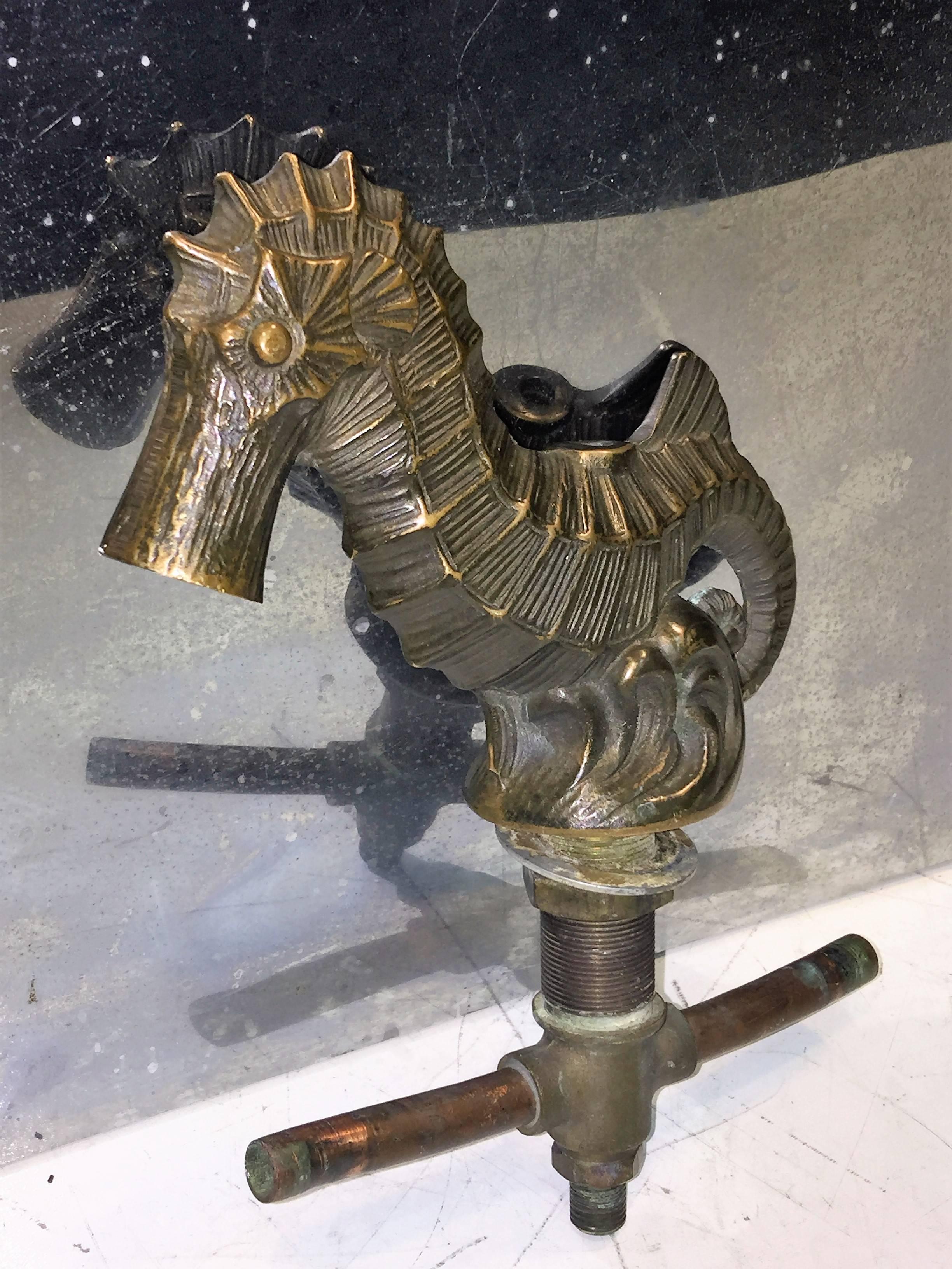 seahorse faucet