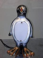 Adorable Rare Art Deco Penguin Lamp