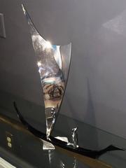 Striking Hagenauer Style Art Deco Egyptian Sailboat Sculpture