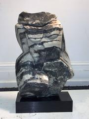 Modernist Picasso Style Sculpted Marble Nude Torso