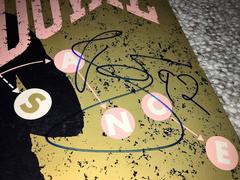 David Bowie Autographed 'Let's Dance' Single Record Cover