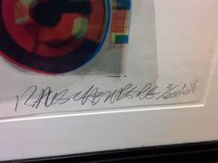 Robert Rauschenberg Pencil Signed 1968 Color Lithograph