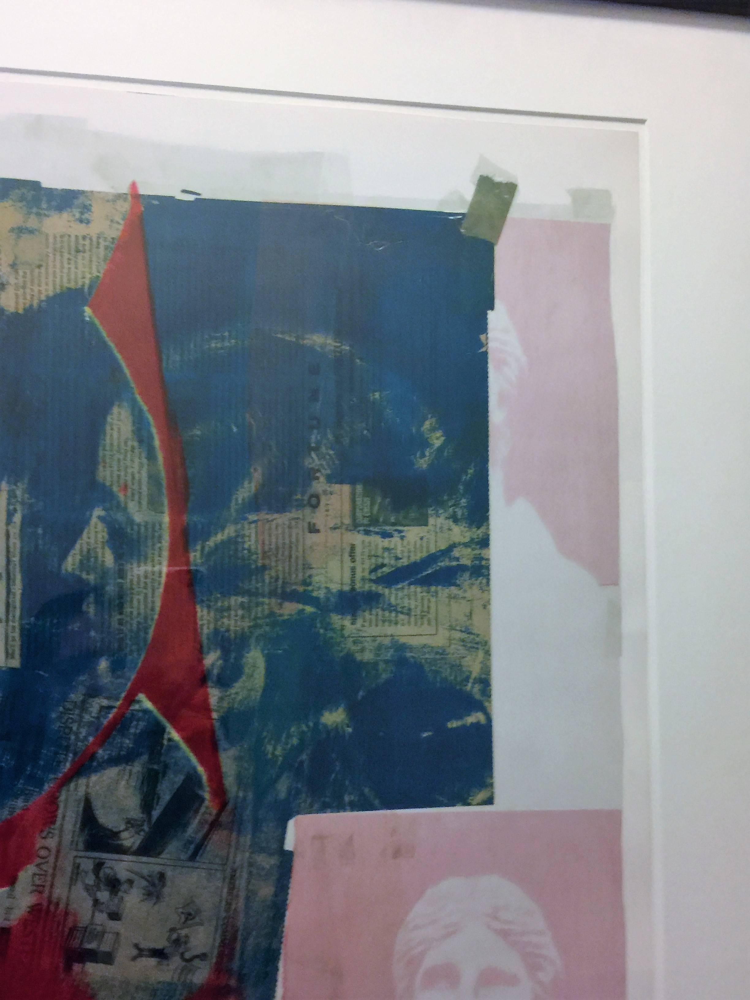 Robert Rauschenberg Pencil Signed 1968 Color Lithograph In Excellent Condition For Sale In Mount Penn, PA