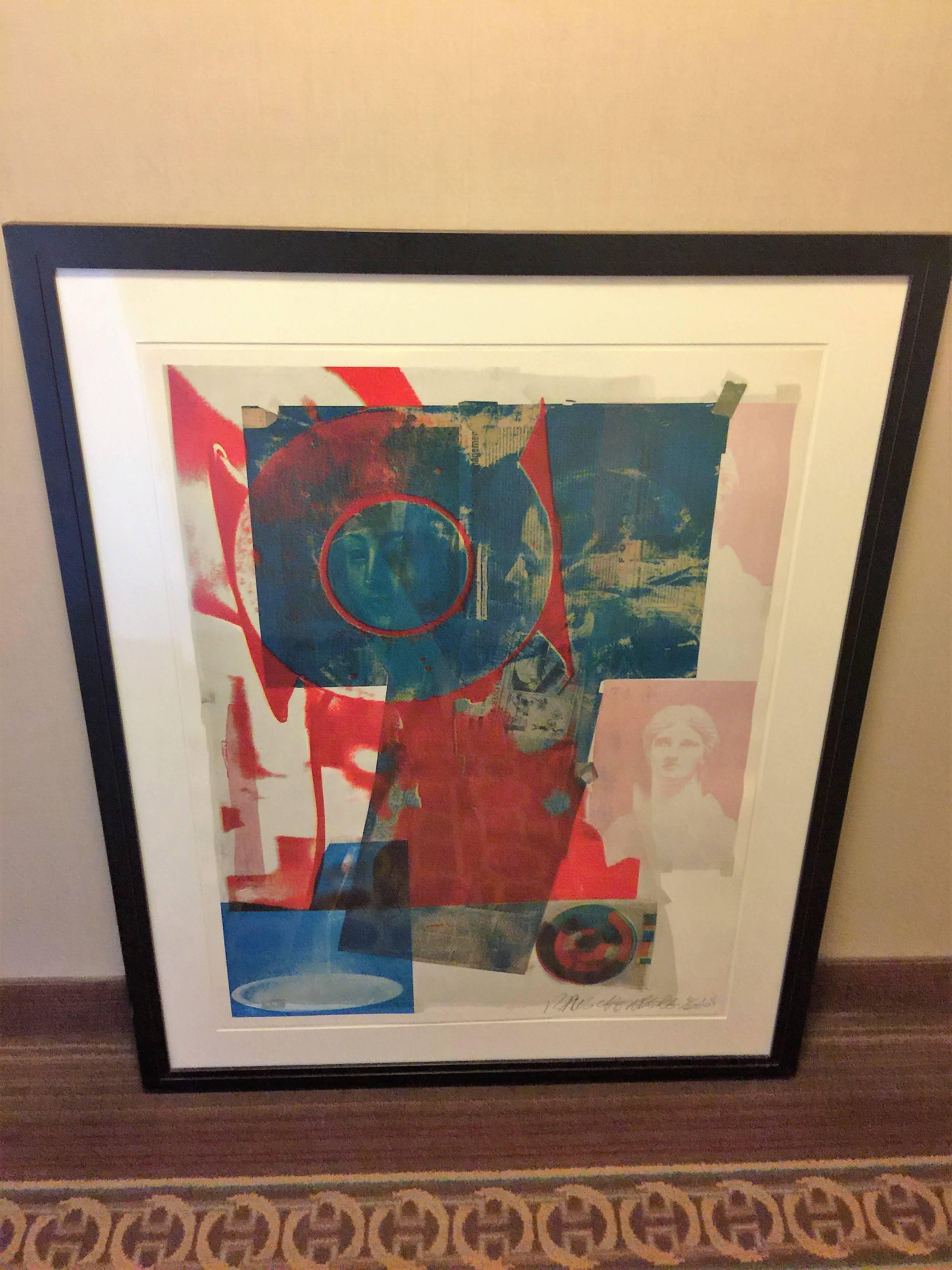 Robert Rauschenberg Pencil Signed 1968 Color Lithograph For Sale 2