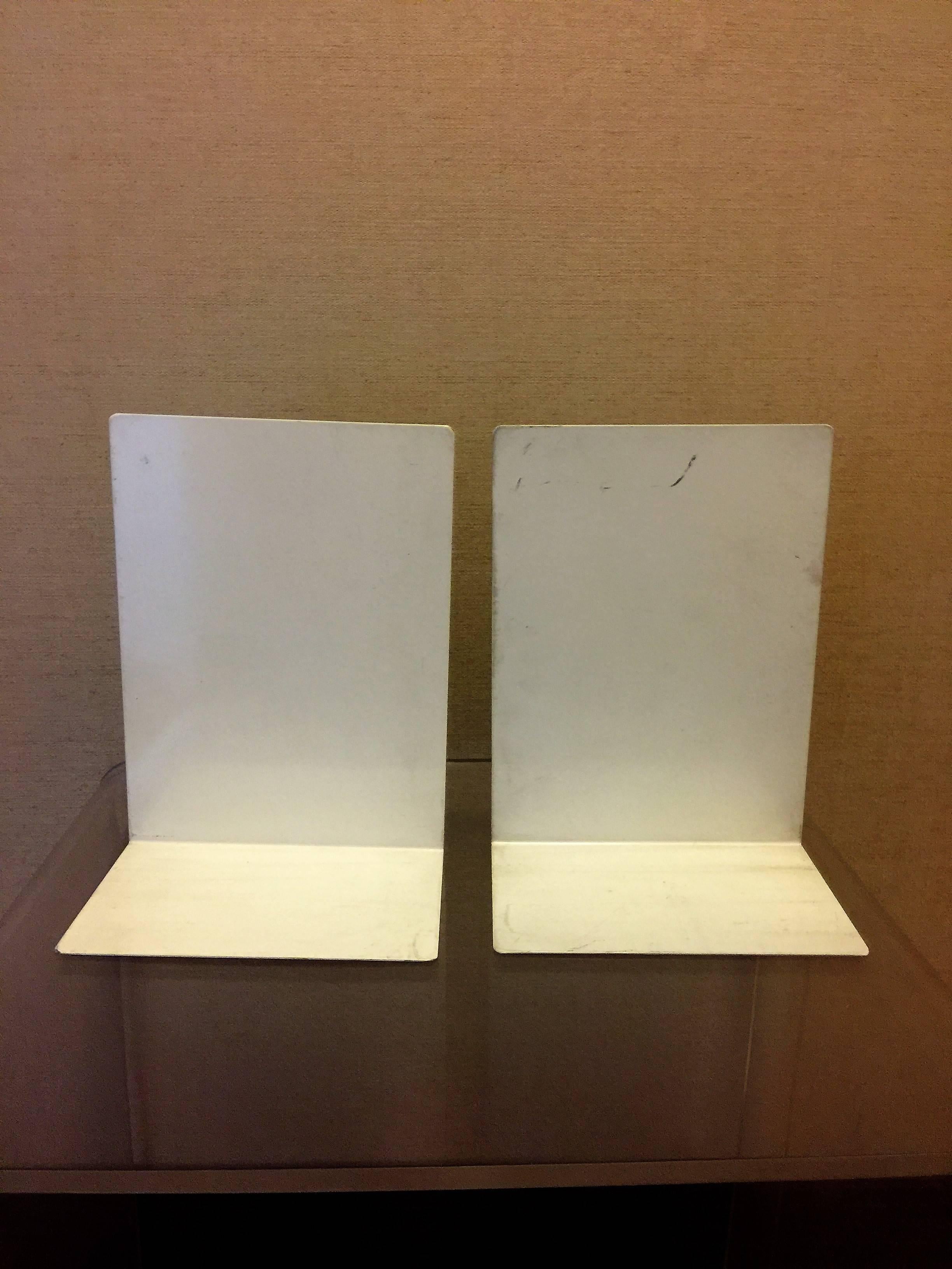 Italian Great Pair of Piero Fornasetti Cat Face Bookends For Sale
