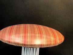 Modernist Brushed Chrome Stool by Designs for Leisure