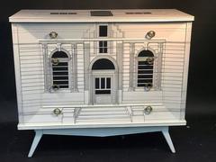 Magnificent Italian Building Design Dresser in the Manner of Piero Fornasetti