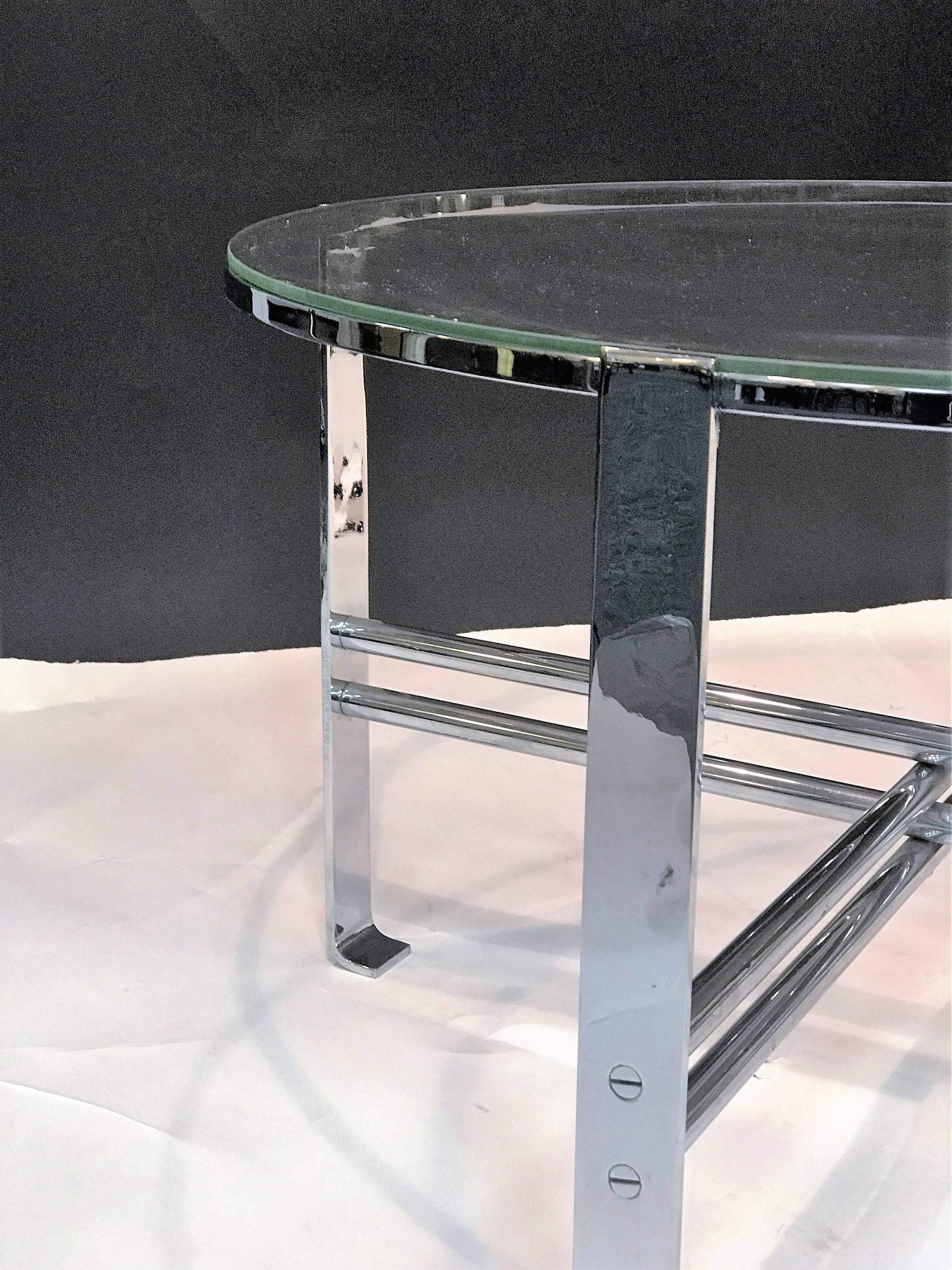 Rare Modernist Art Deco Table by Wolfgang Hoffman In Excellent Condition For Sale In Mount Penn, PA