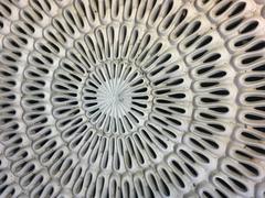 Contemporary Modernist White Resin Abstract Design Coffee Table