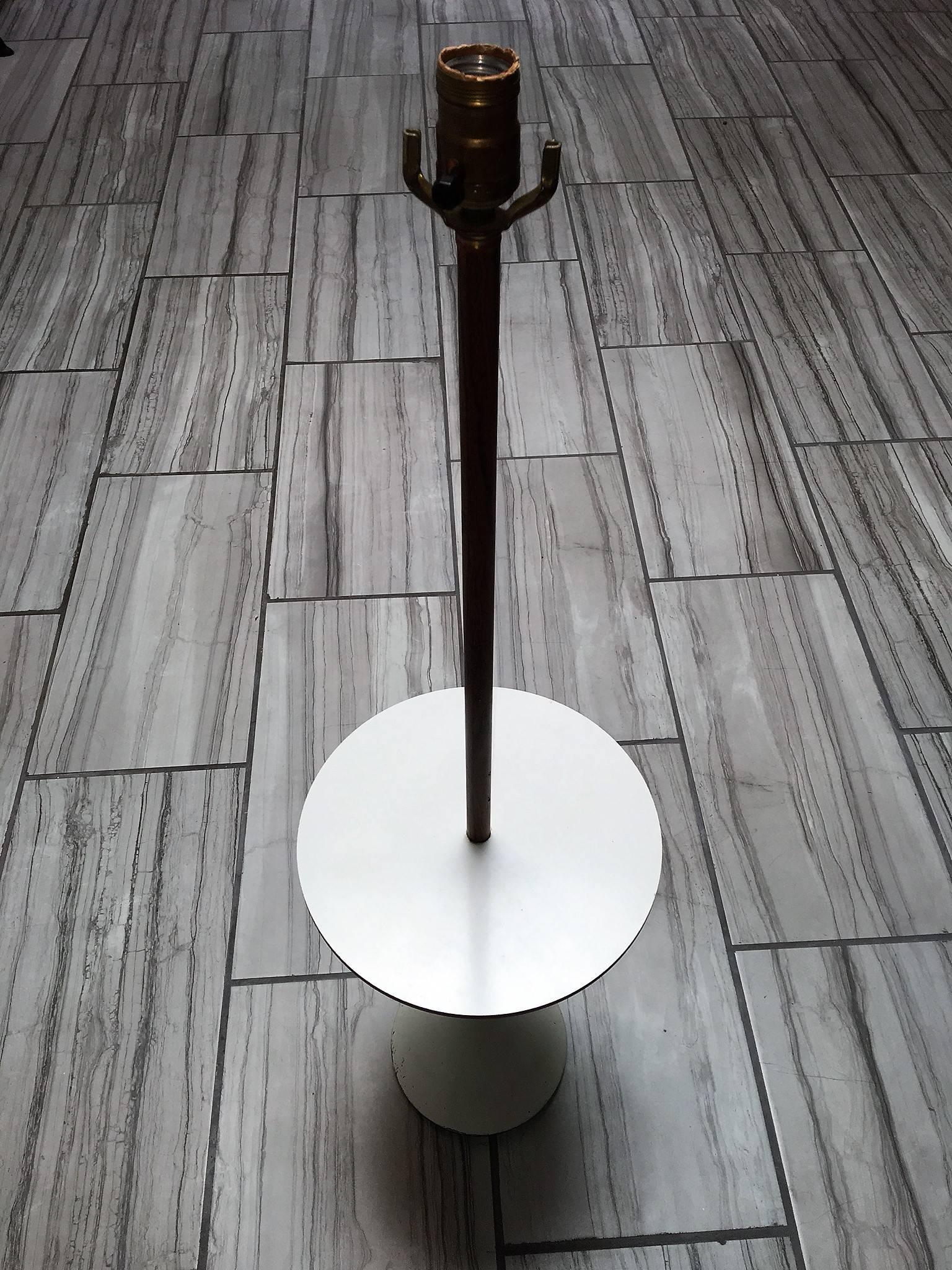 Mid-Century Modern Signed Rare Laverne Mod Floor Lamp For Sale