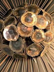 Monumental Brutalist Sunburst Wall Sculpture by Curtis Jere