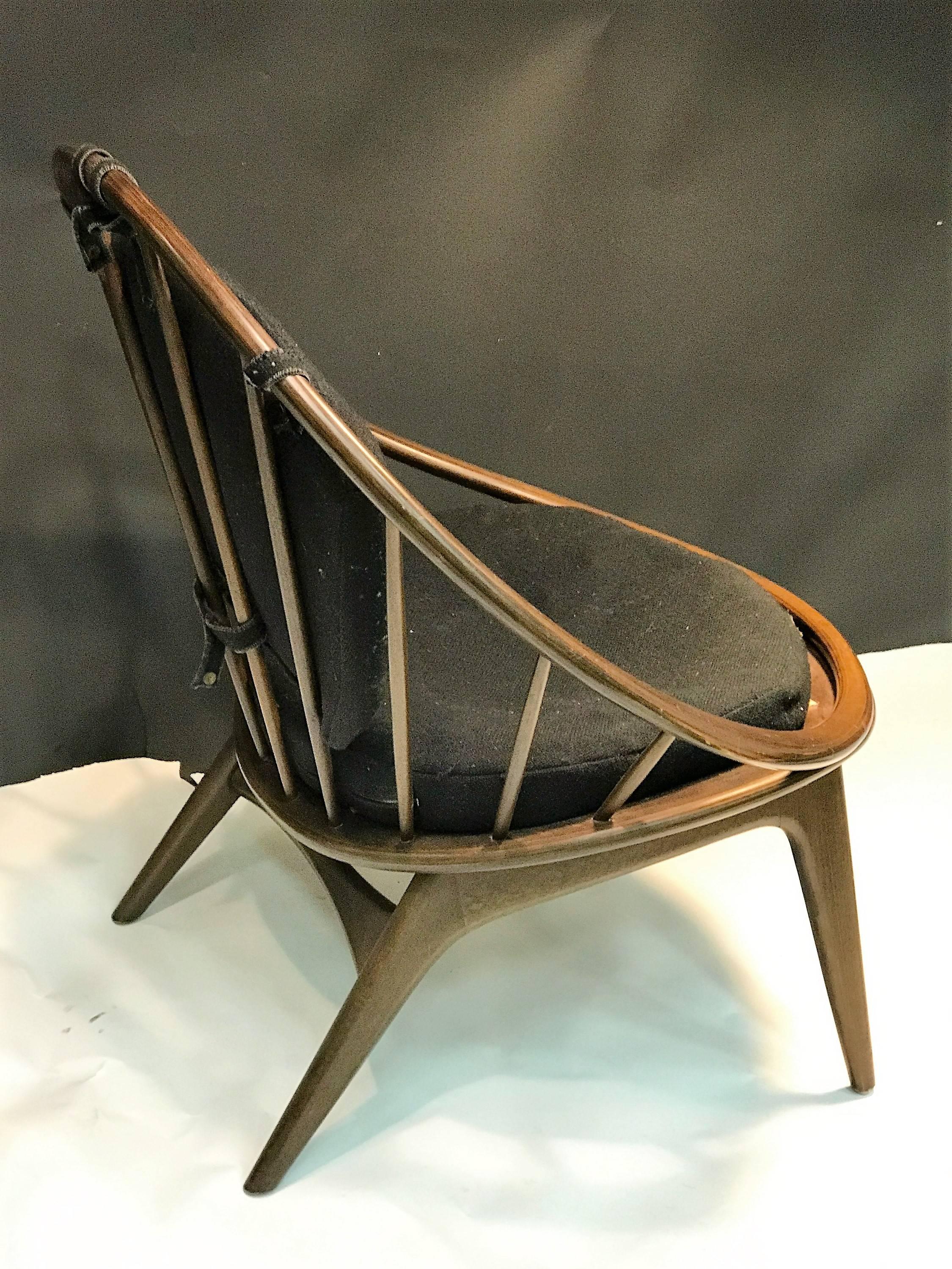 Exceptional Danish Lounge Chair  In Excellent Condition For Sale In Mount Penn, PA