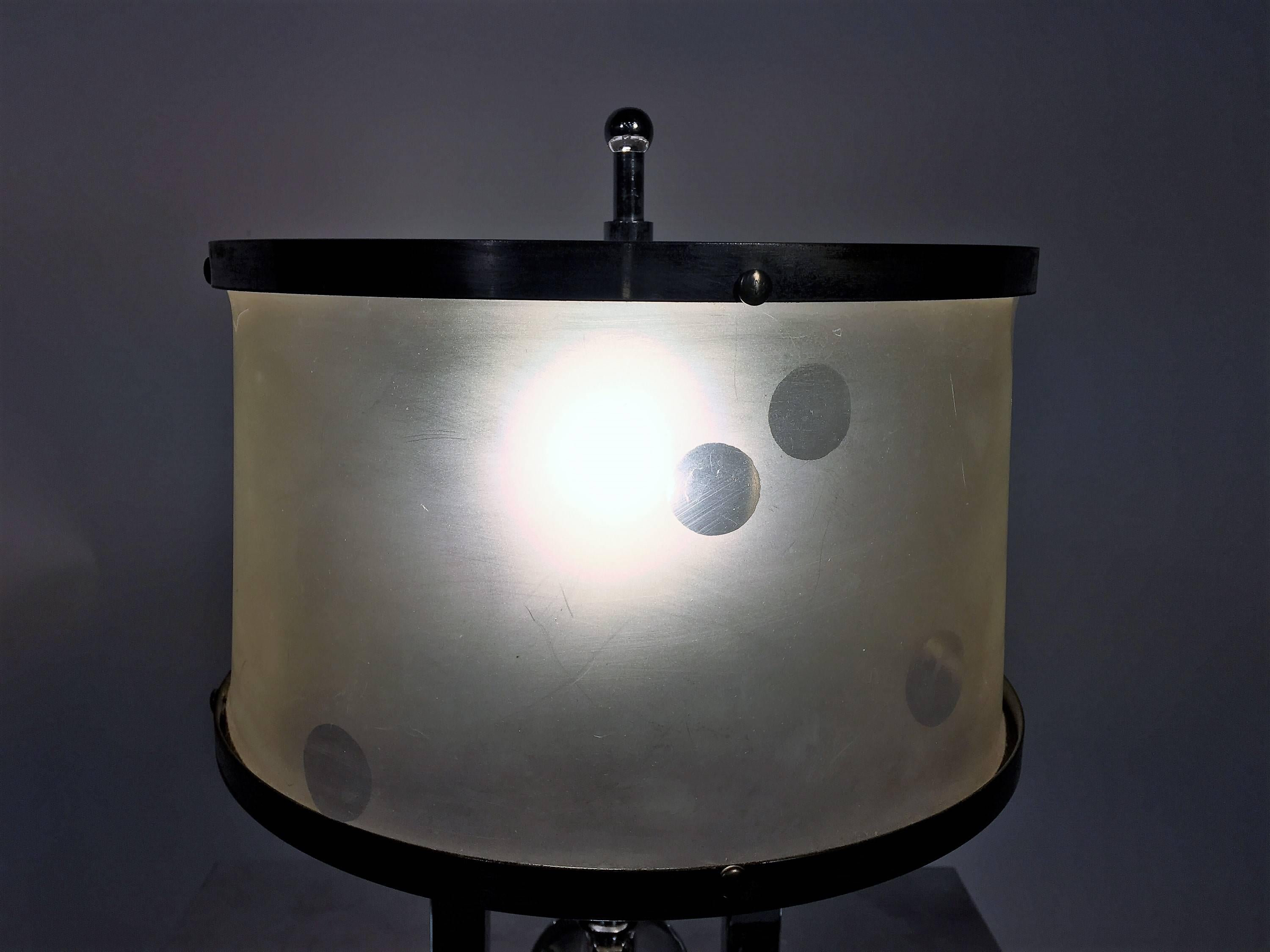 Rare Striking Art Deco Gilbert Rohde Lamp For Sale 2