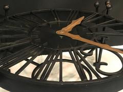 Striking Clock Form Coffee or Center Table with Dial & Beautifully Designed Base