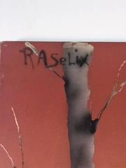 Signed Andy Warhol Style Modern Birch Tree Painting