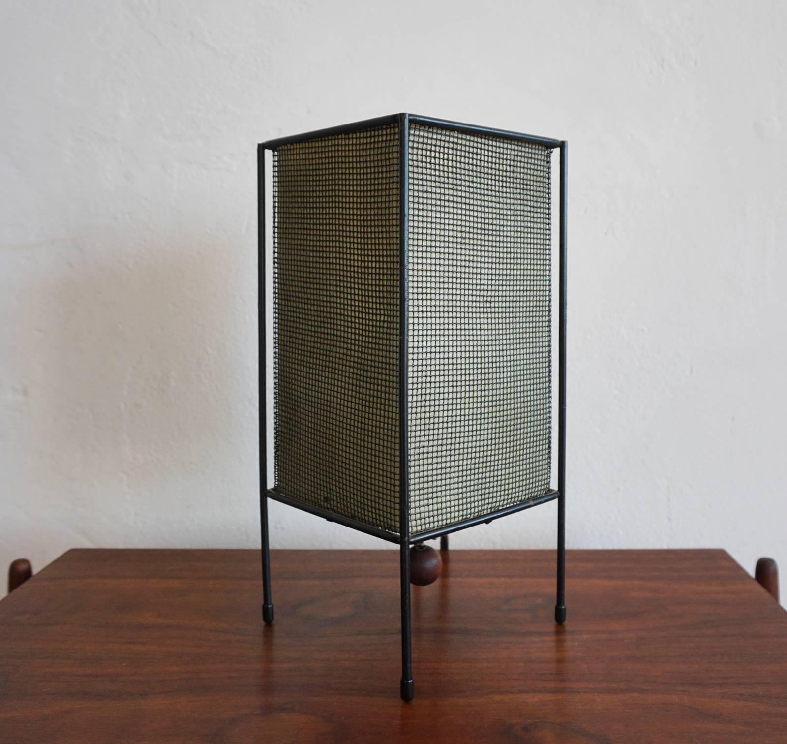 Lamp by Archie Kaplan for his company, designed for Moderns. Archie Kaplan and Sol Bloom were the designers at Designed for Moderns (later called New Dimensions). The company was located in New York City and was business between 1951 and 1954.

  