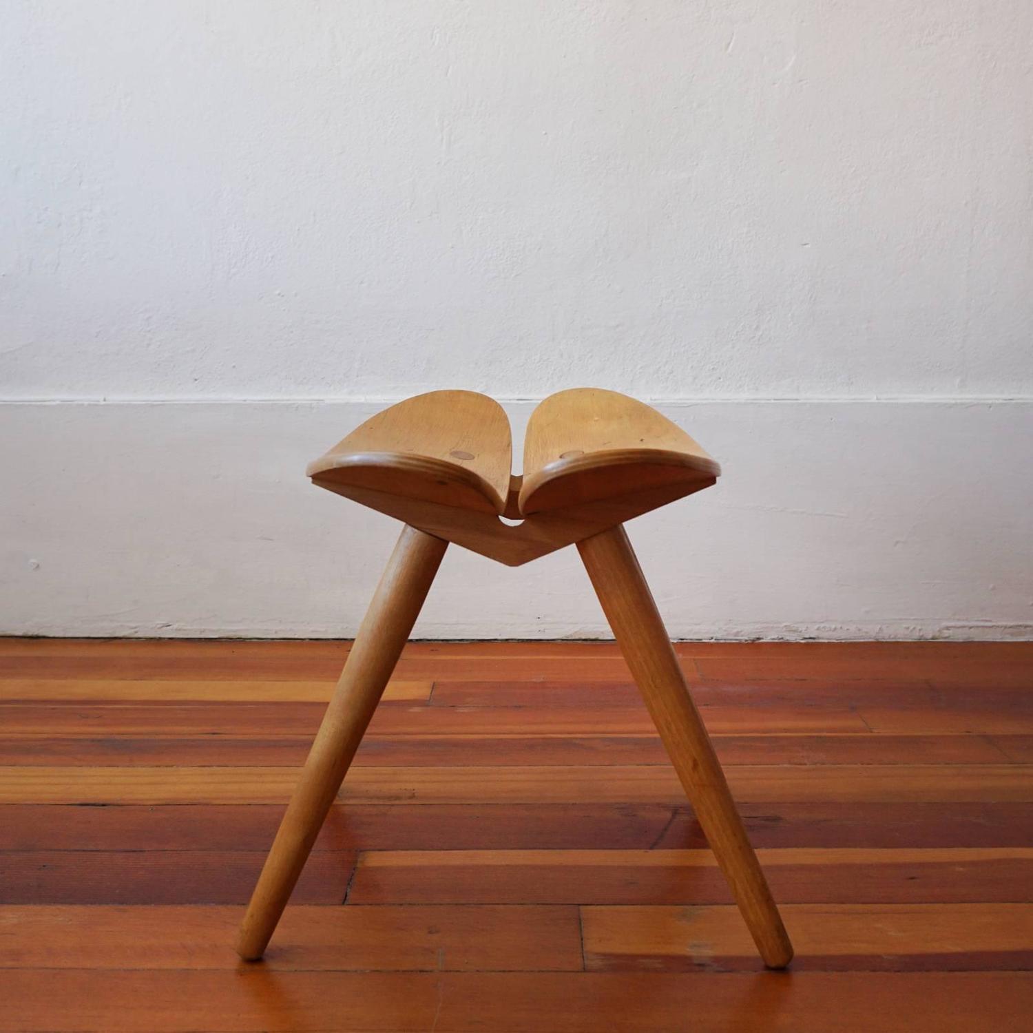 Modernist Japanese Stool at 1stdibs
