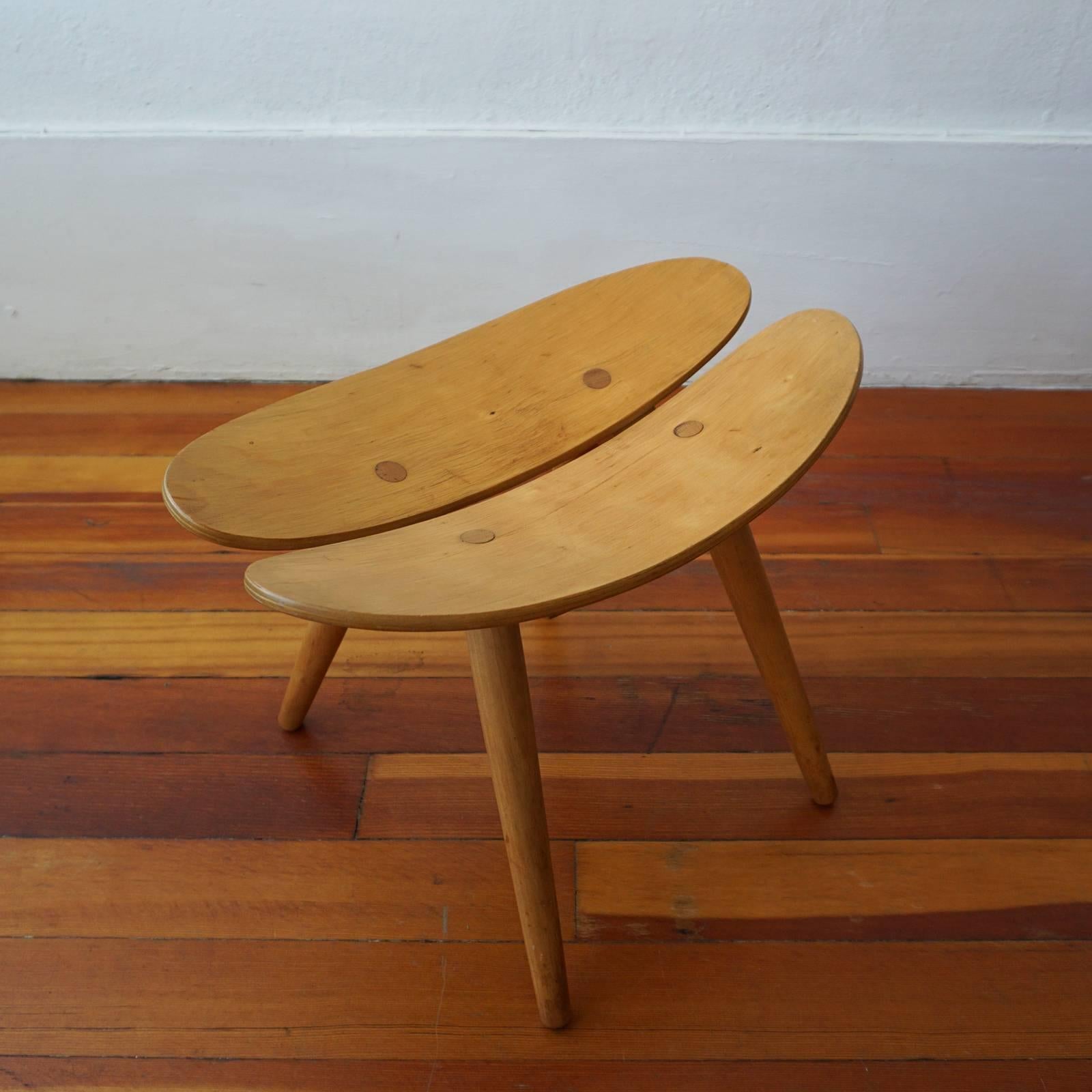 Modernist Japanese Stool at 1stDibs