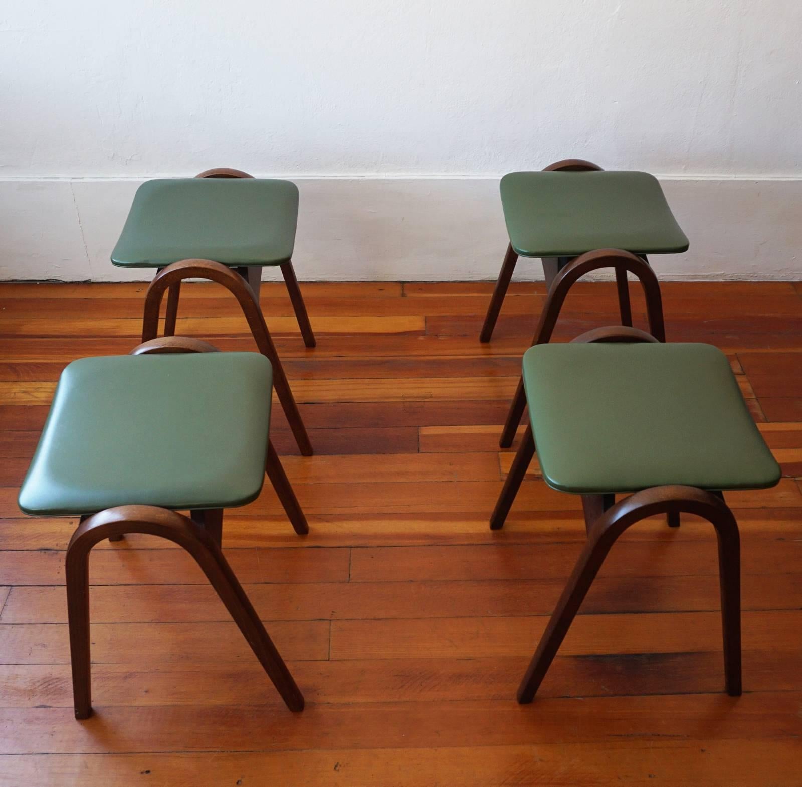 Stools by Isamu Kenmochi for Akita Mokko In Good Condition In San Diego, CA