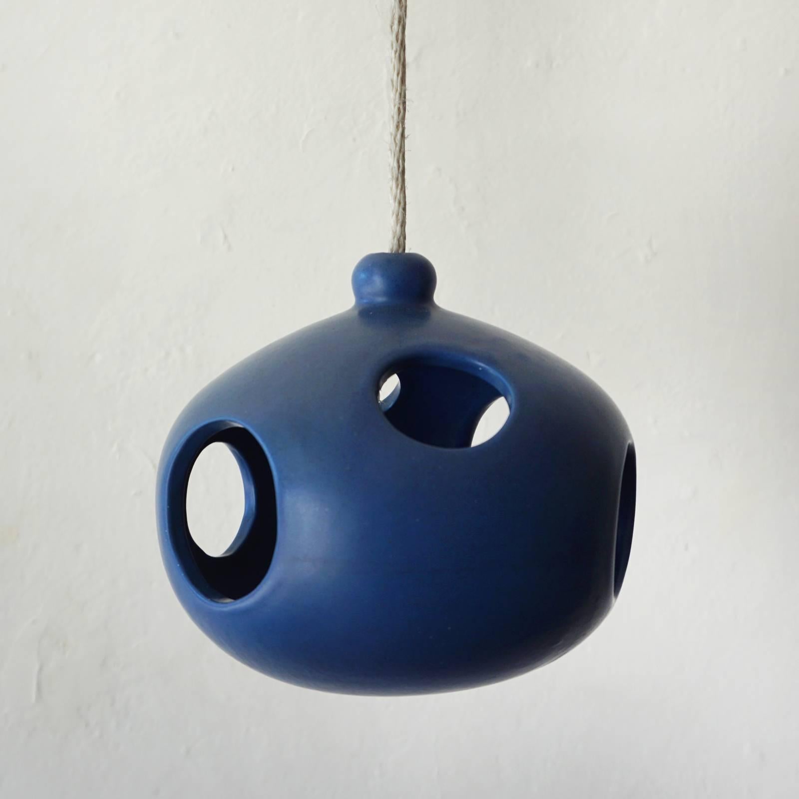 Hanging Lantern by Aurilla Doener for Architectural Pottery In Good Condition In San Diego, CA