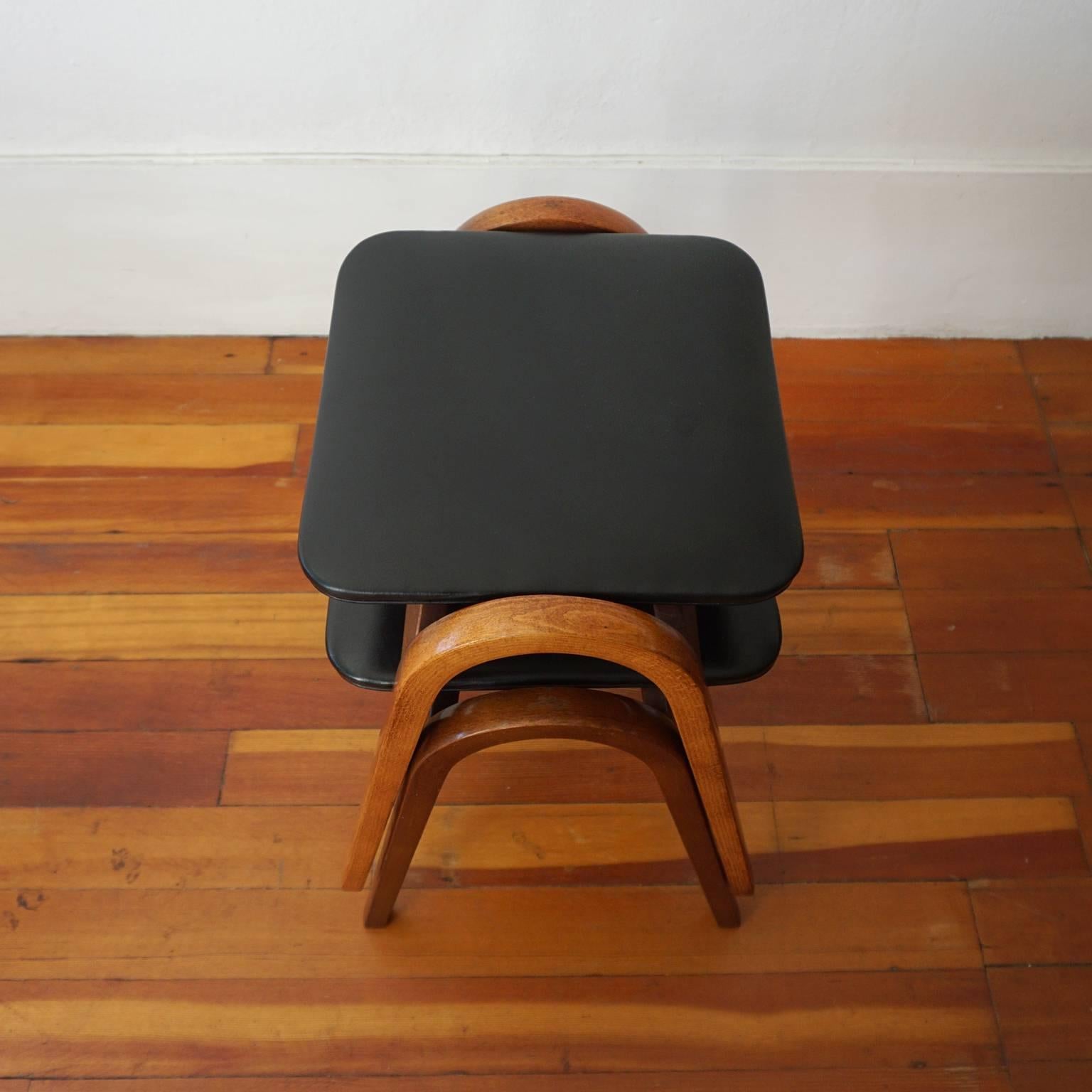 Stools by Isamu Kenmochi for Akita Mokko In Good Condition In San Diego, CA