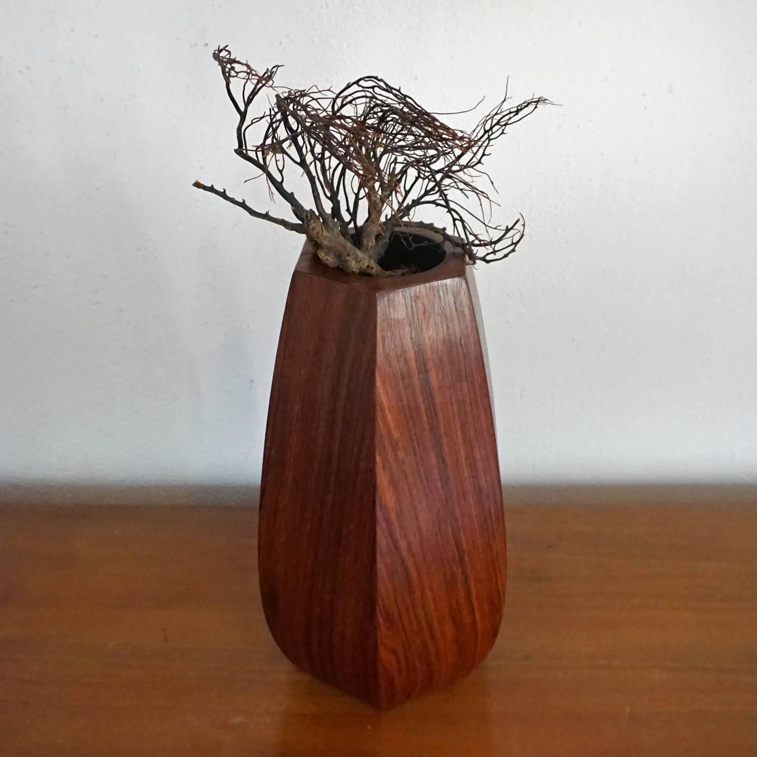 rosewood vase