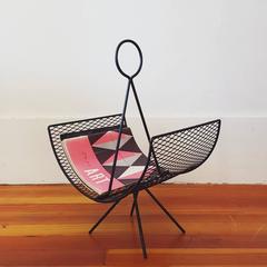 1950s Magazine Rack Designed by Seymour Robins