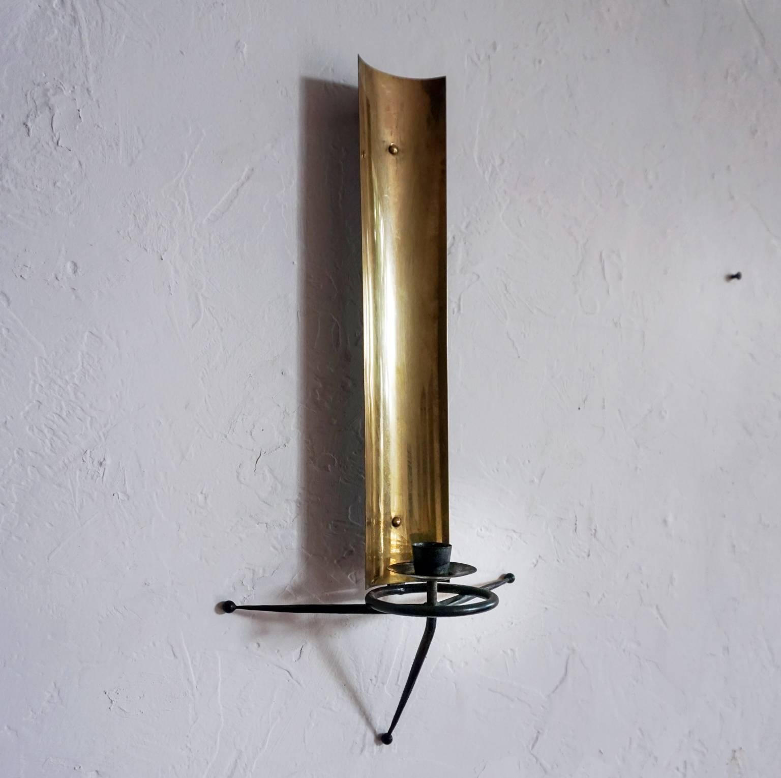Mid-Century Modern Tony Paul Wall Candle Sconce
