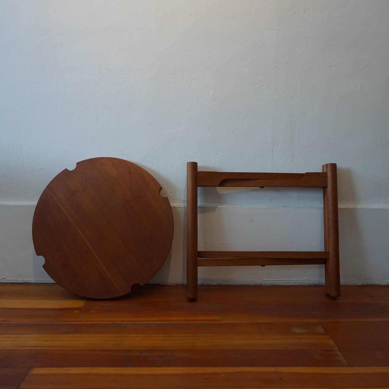 Mid-Century Modern Japanese Folding Table by Kathuo Mathumura for Yamaguchi