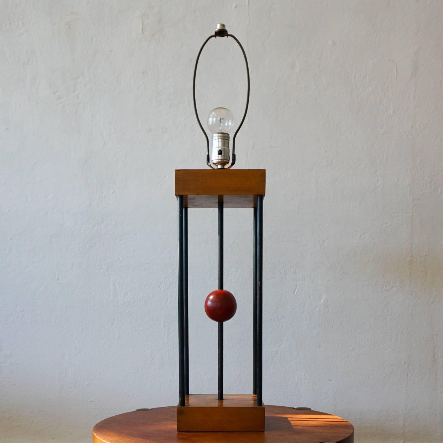 Mid-Century Modern 1950s Lamp by California Designer Albert Blake