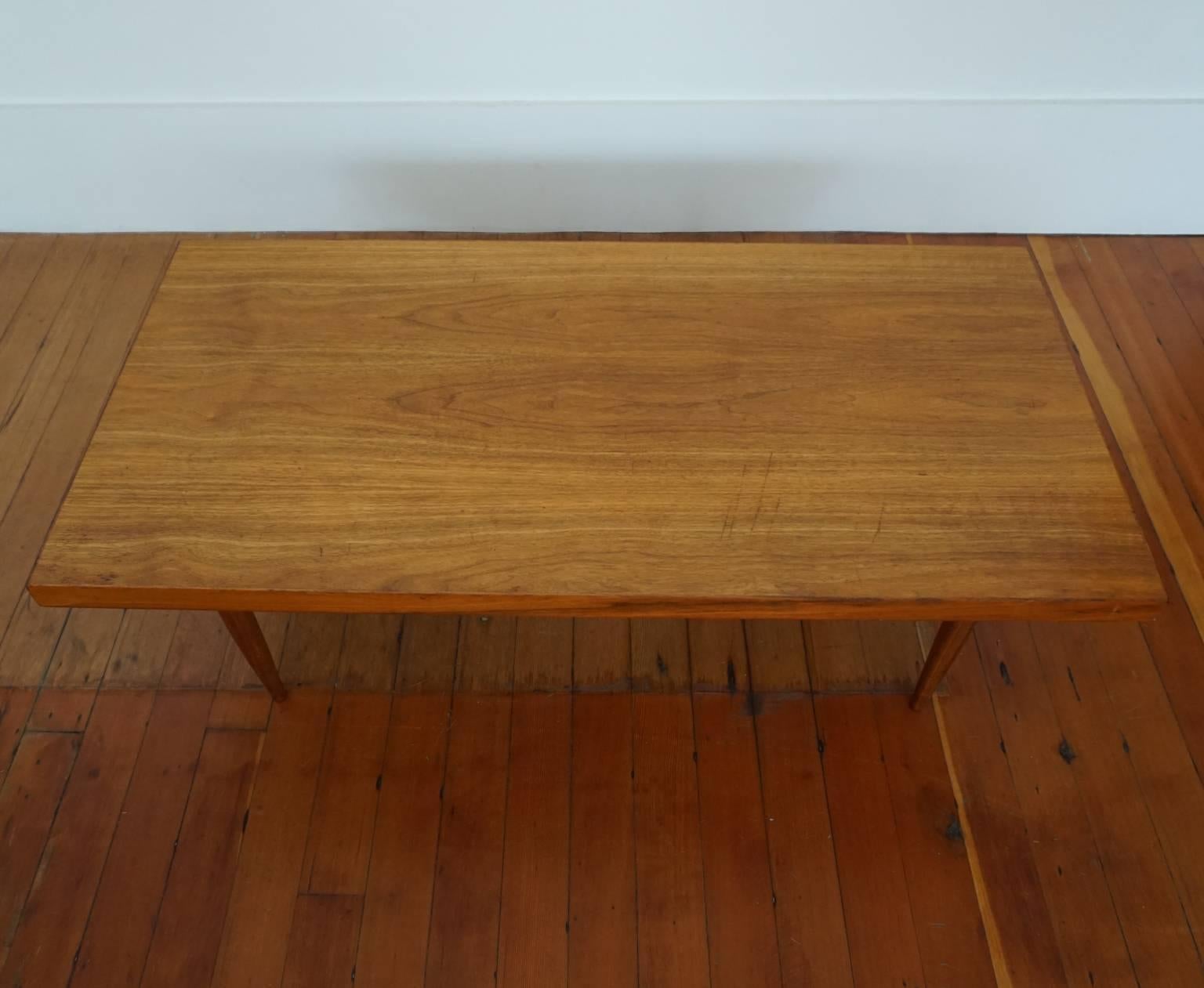 Mid-20th Century 1950s Iron and Mahogany Table by Luther Conover