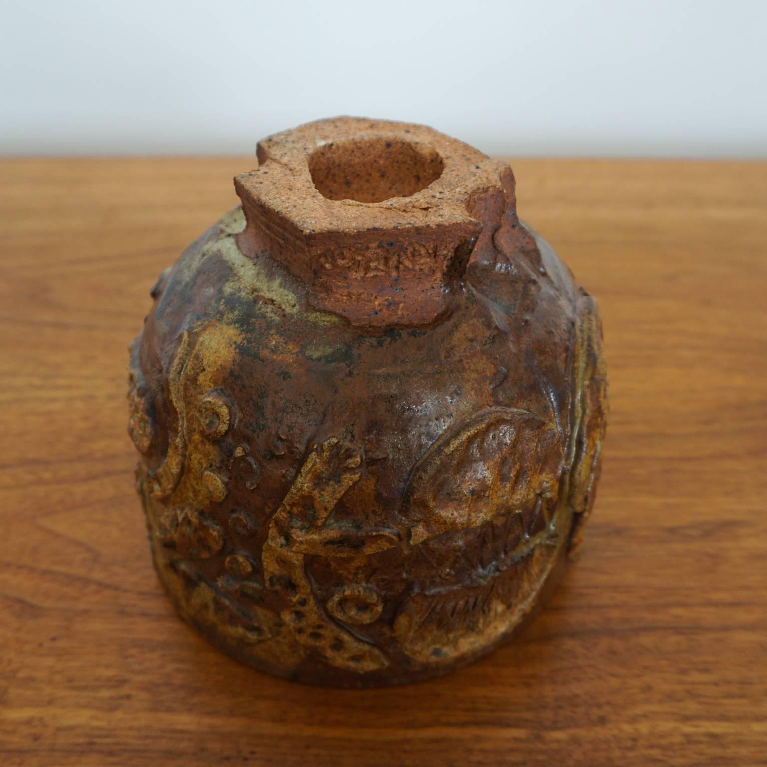 Mid-20th Century 1960s Ceramic Bowl by Robert Arneson