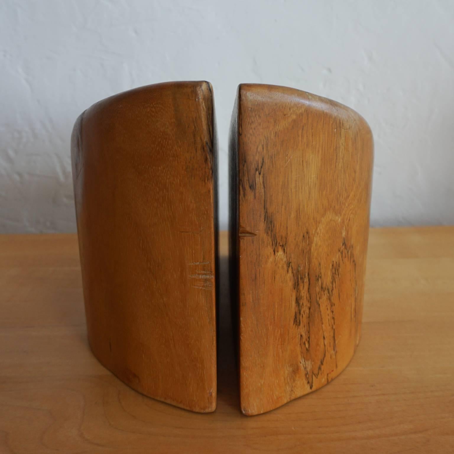 Cocobolo 1960s Mexican Modern Bookends by Don Shoemaker