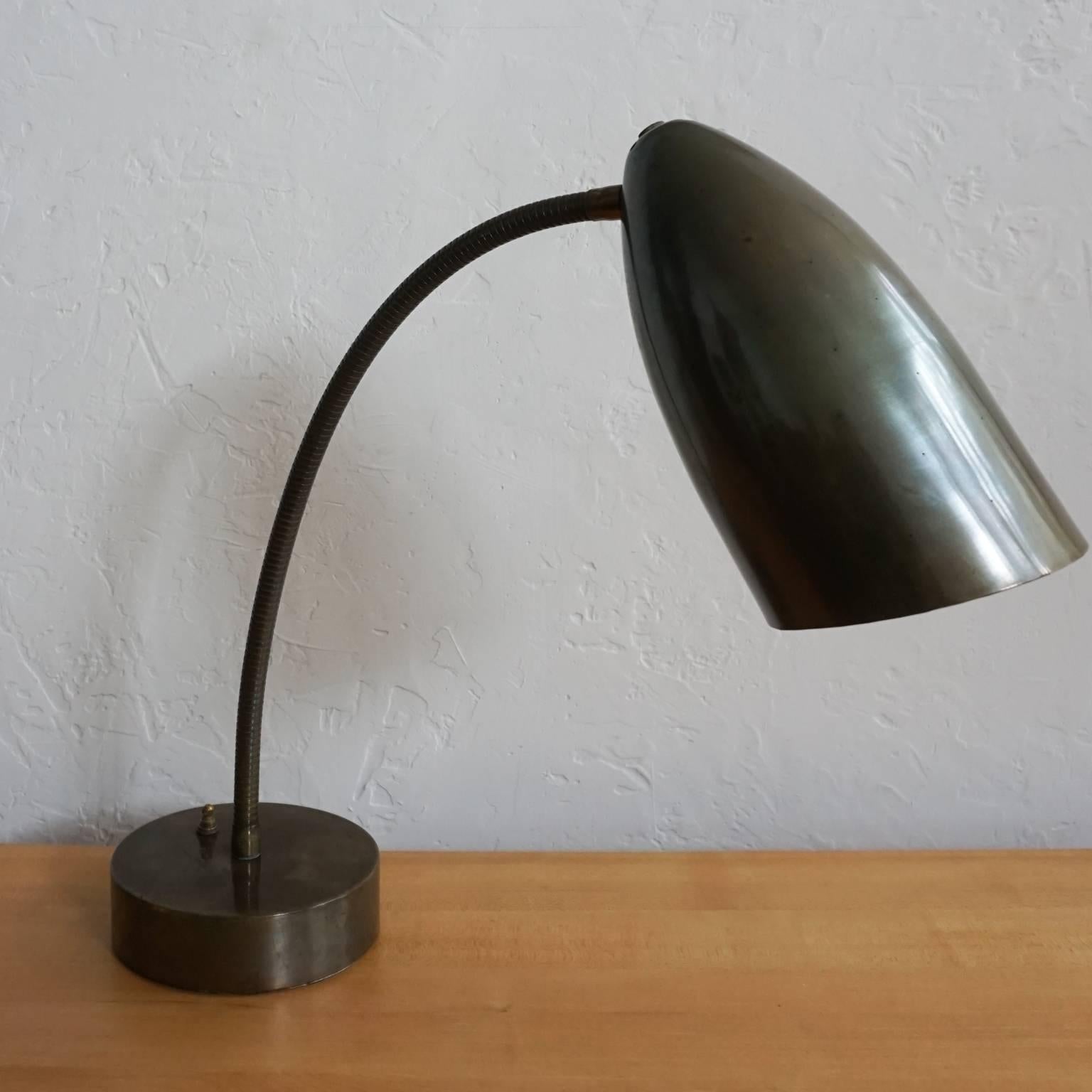Mid-20th Century 1950s Bulmore Adjustable Neck Desk Lamp