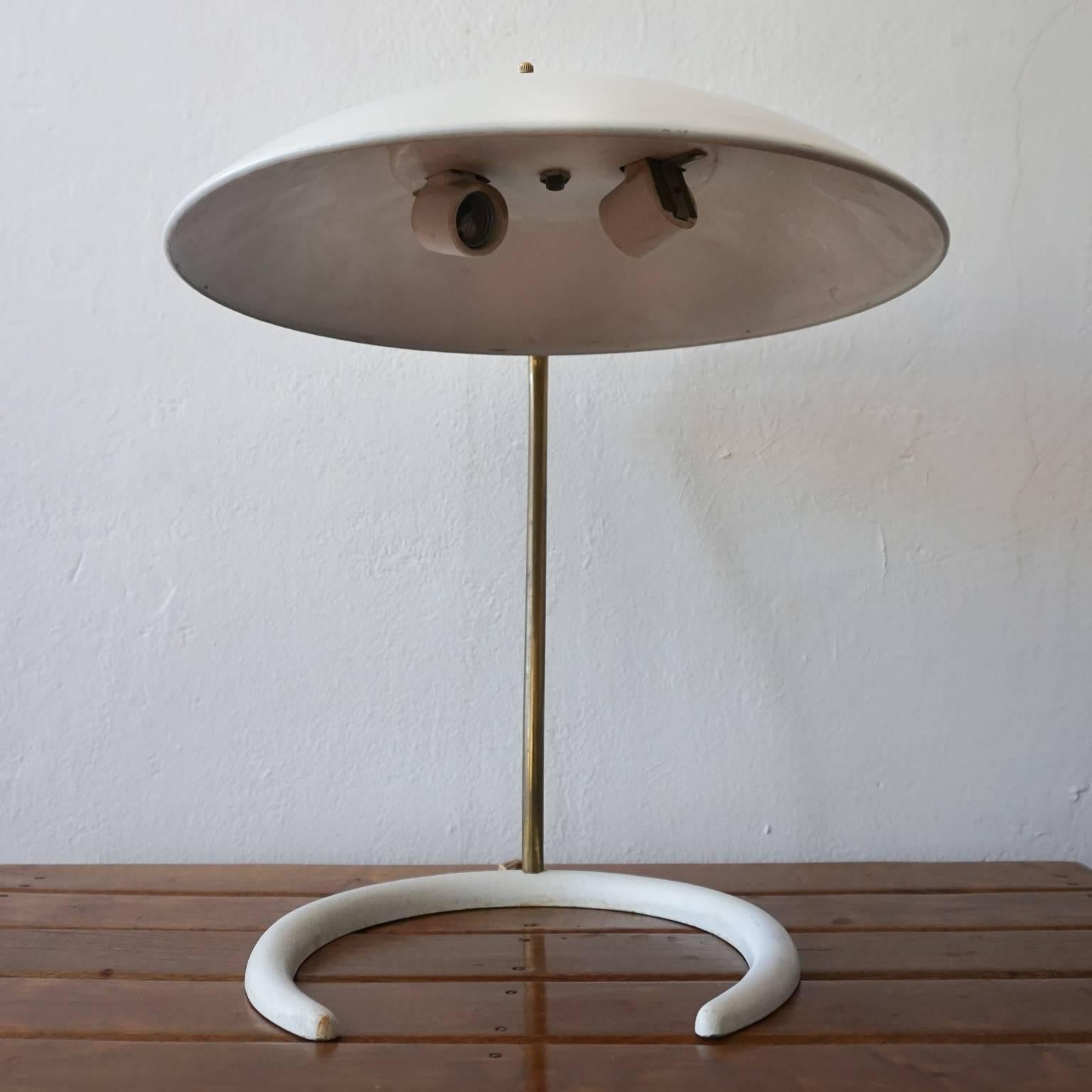 Brass 1950s Desk Lamp by Gerald Thurston