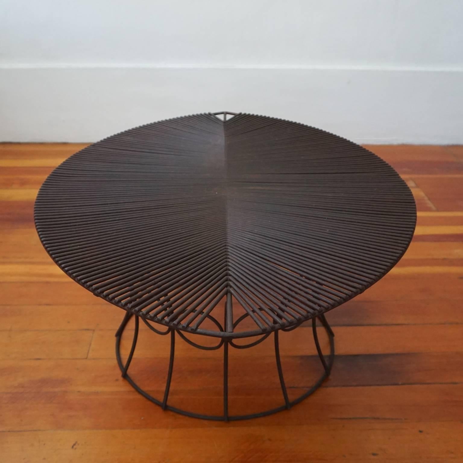 Leaf table by New England sculptor John Risley, 1950s.

Risley was a multidisciplinary artist and designer who studied sculpture at Cranbrook Academy of Art in the early 1950s.