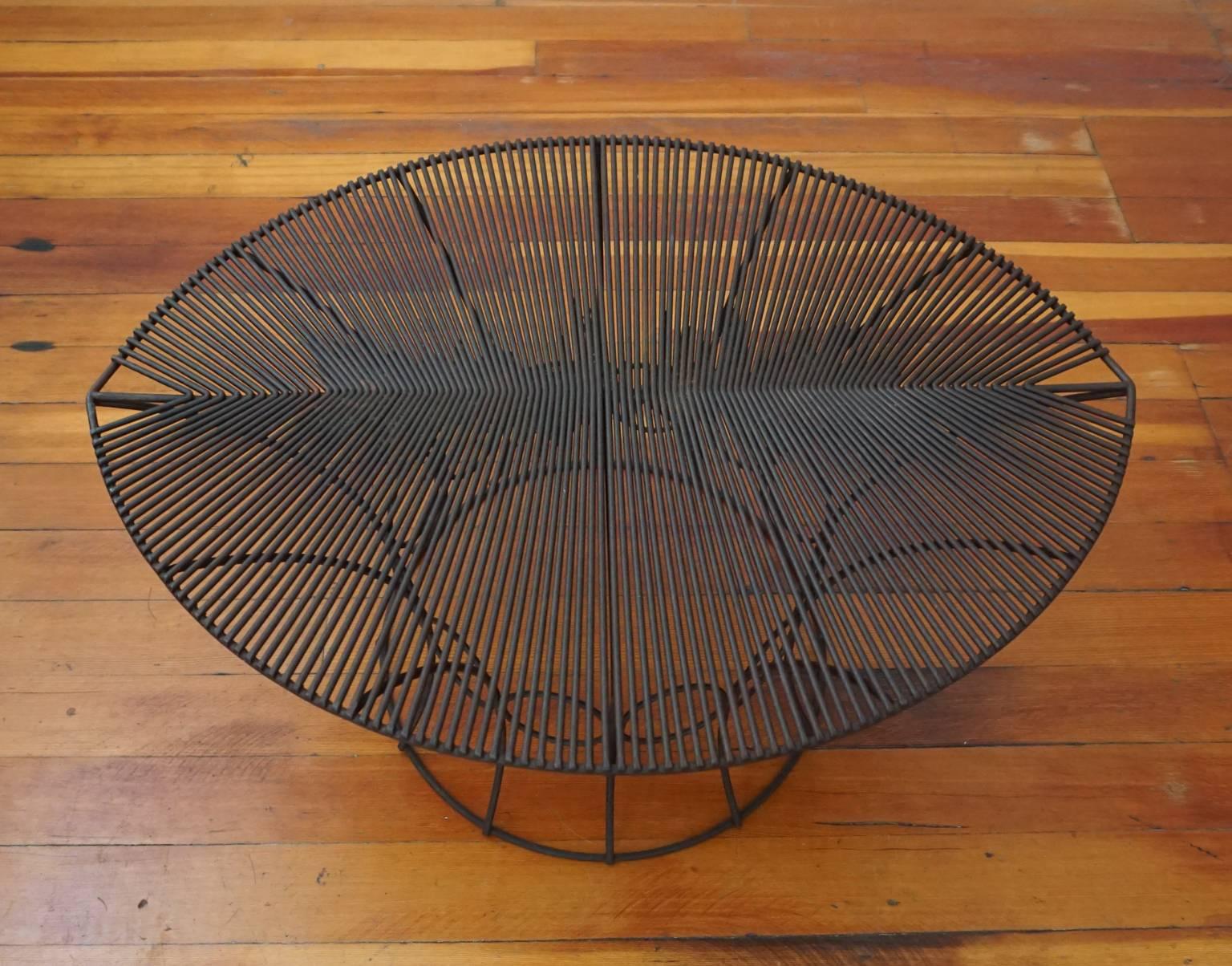 Iron 1950s John Risley Leaf Table
