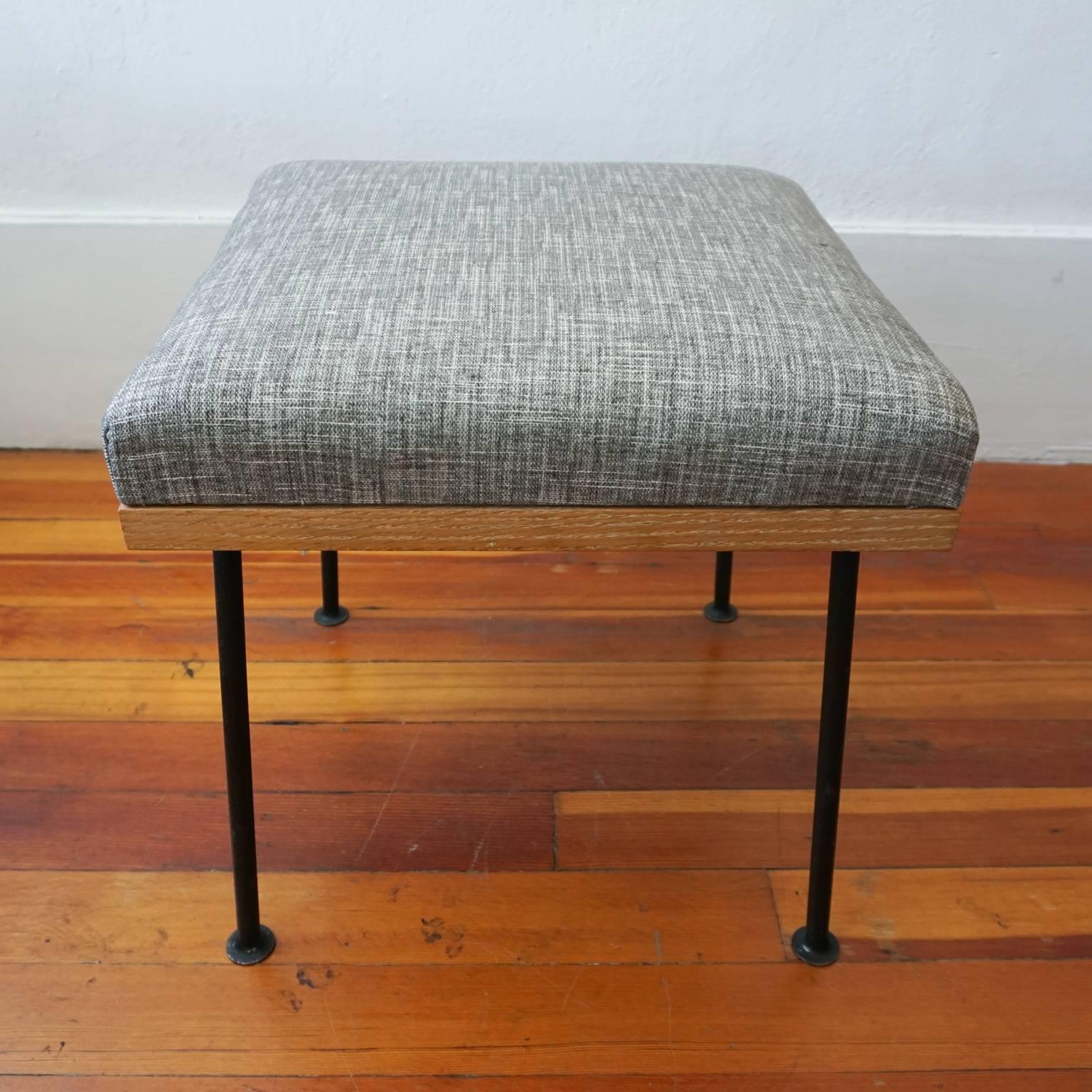 Mid-Century Modern 1950s Stool by Raymond Loewy for Mengel Furniture Company