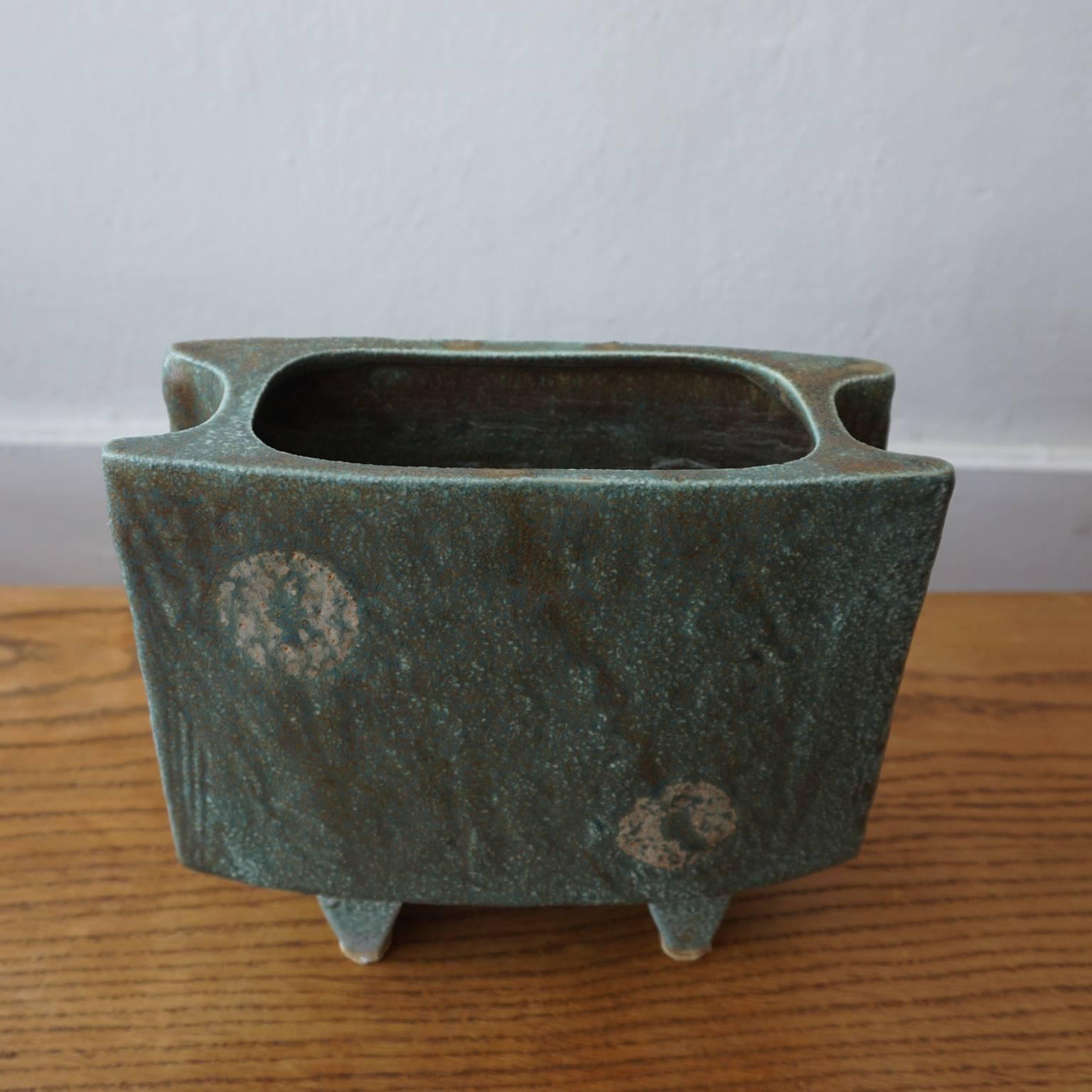 Mid-Century Modern 1950s Ceramic Ikebana Vase from Japan