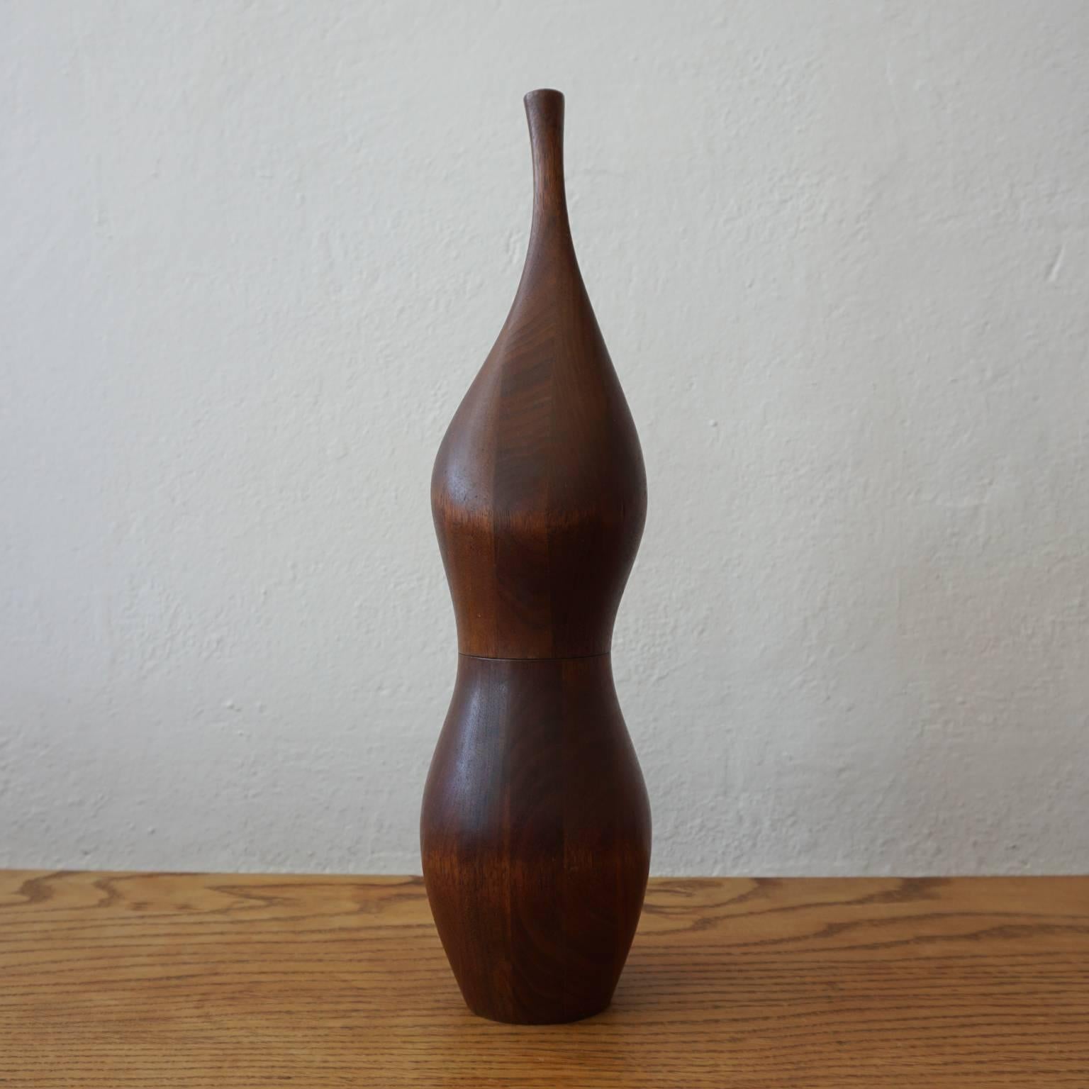 Organic Modern Handcrafted Peppermill by Daniel Loomis Valenza For Sale