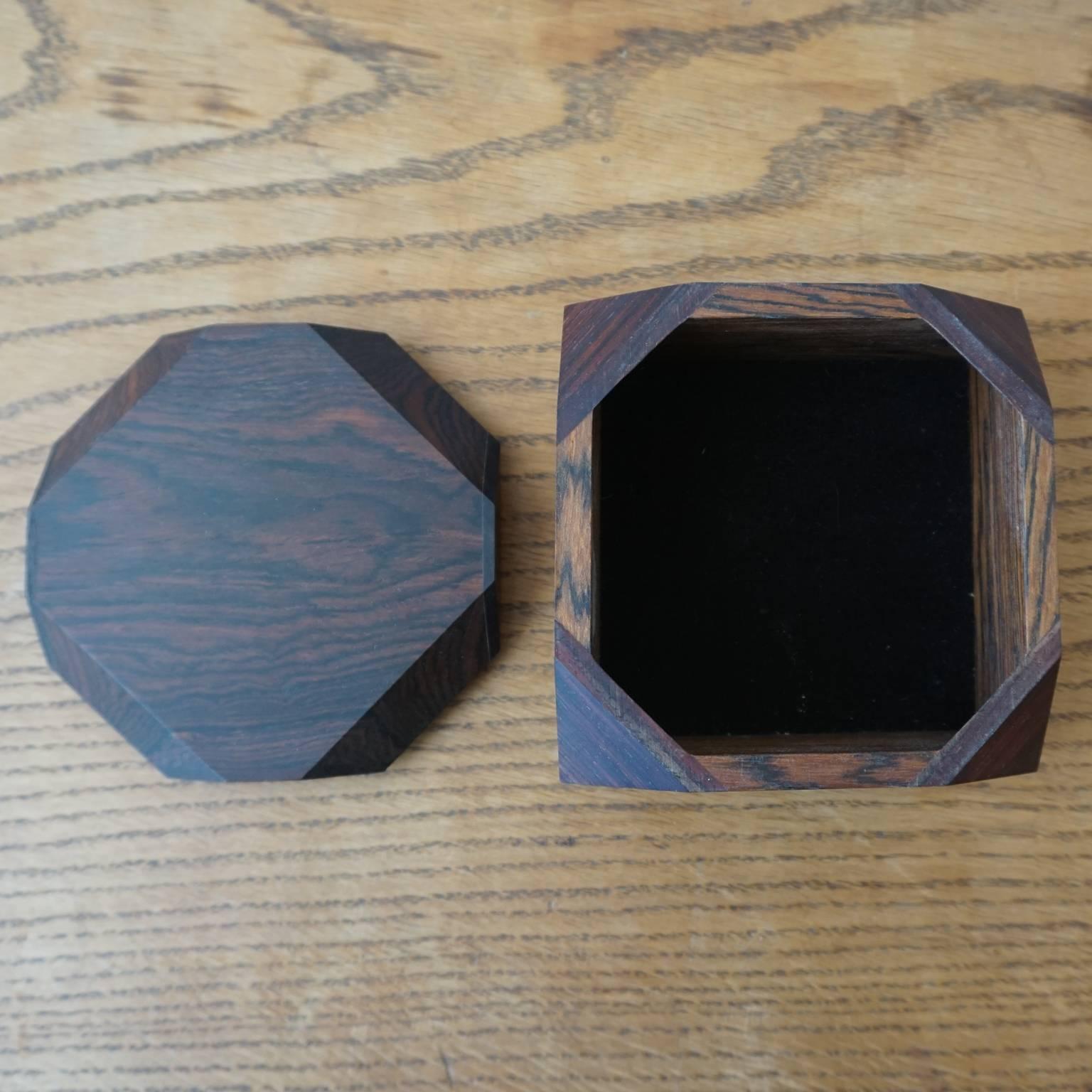 American Rosewood Jewelry Box by Tony Lydgate