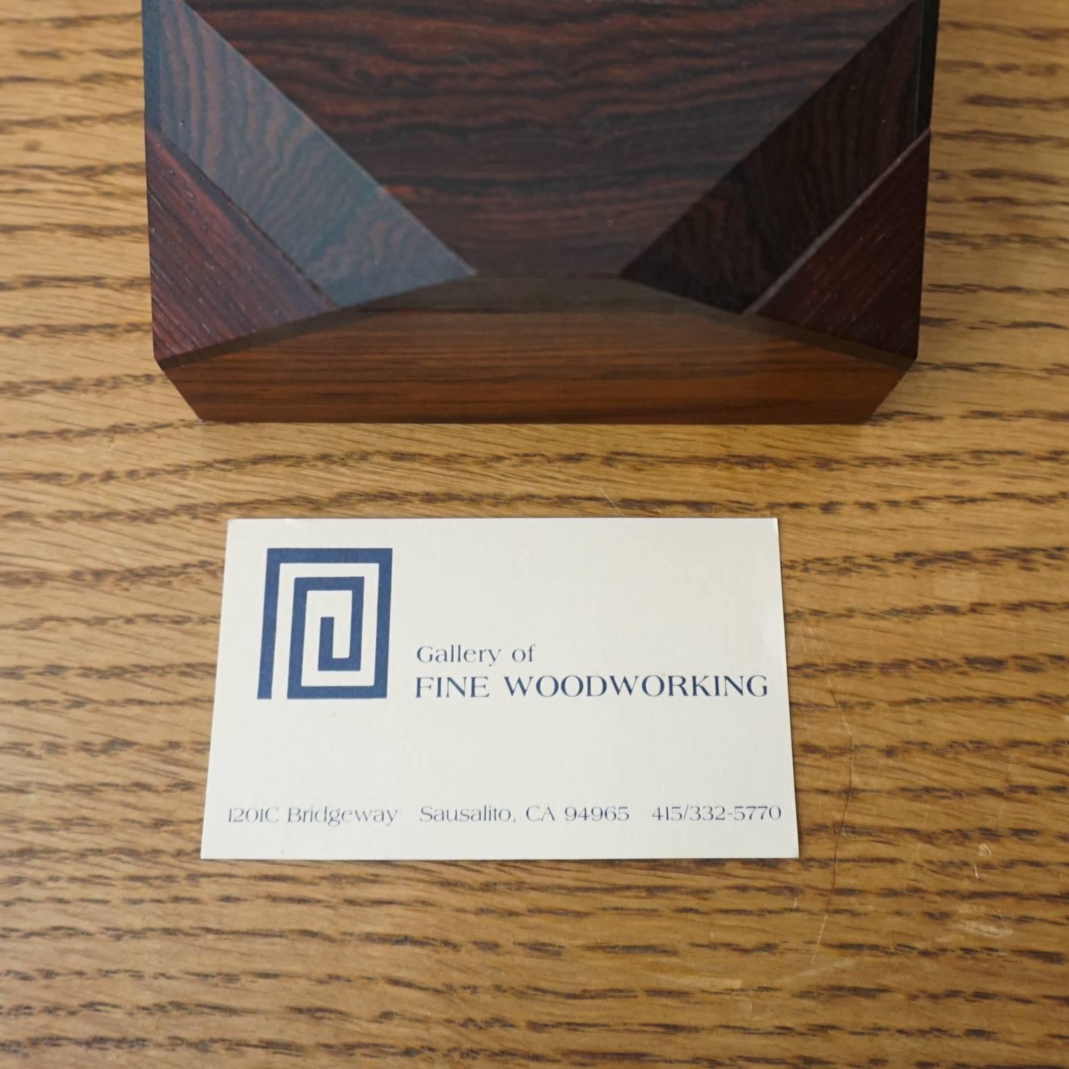 Rosewood Jewelry Box by Tony Lydgate 1