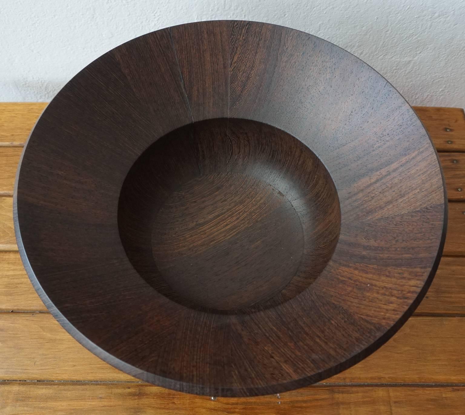 Danish Wenge Dansk Rare Woods Bowl and Tongs by Jens Quistgaard For Sale