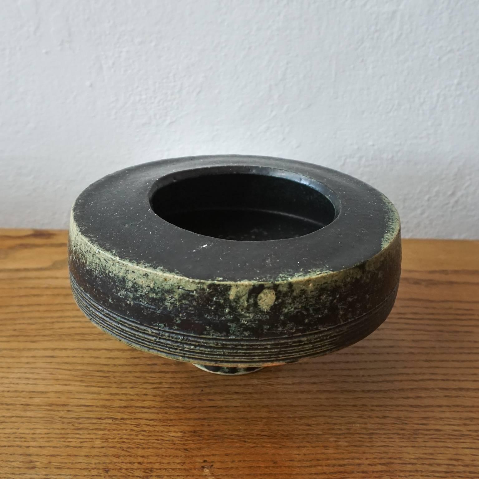 Mid-20th Century 1950s Ceramic Ikebana Vase from Japan