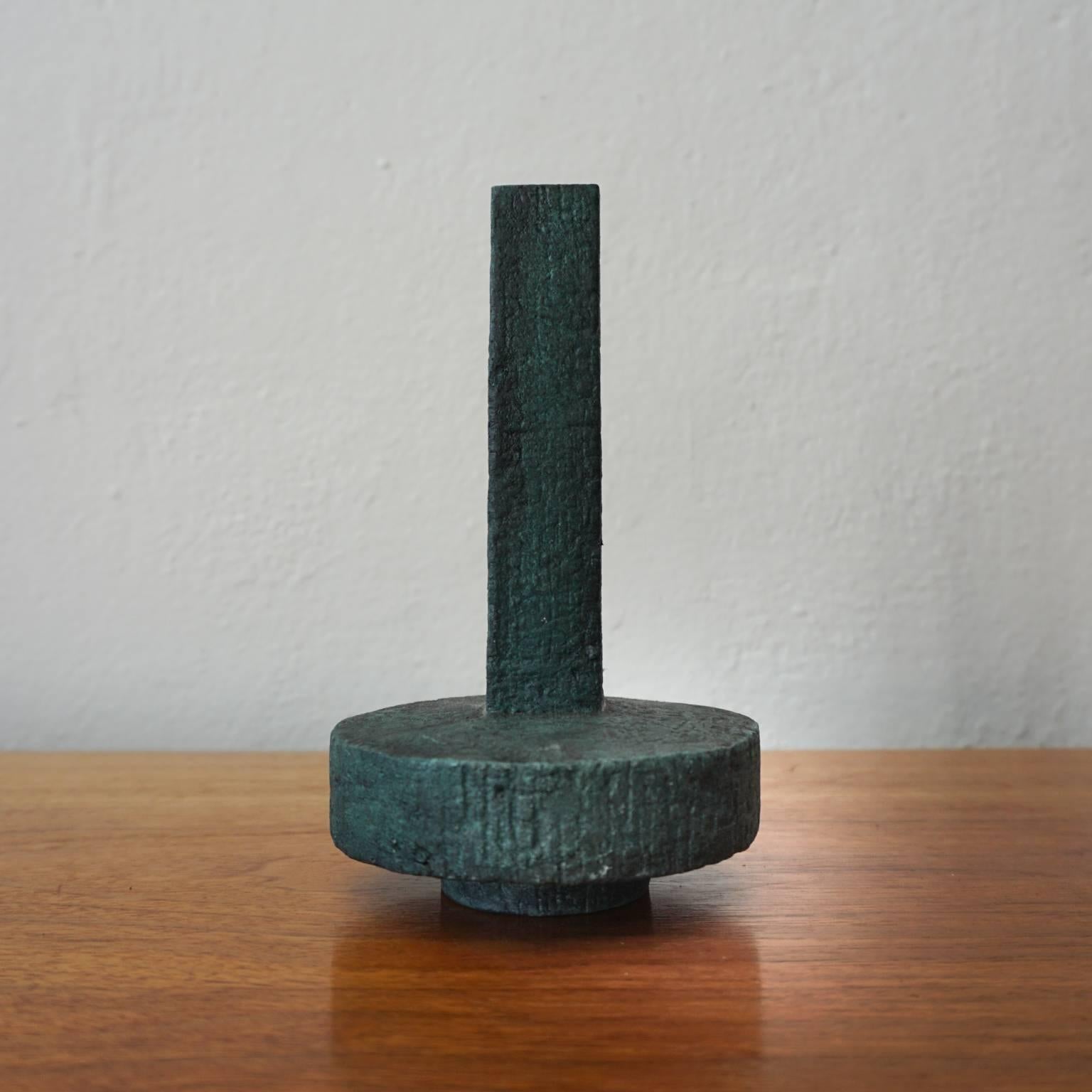 Mid-Century Modern Modernist Japanese Cast Iron Vase