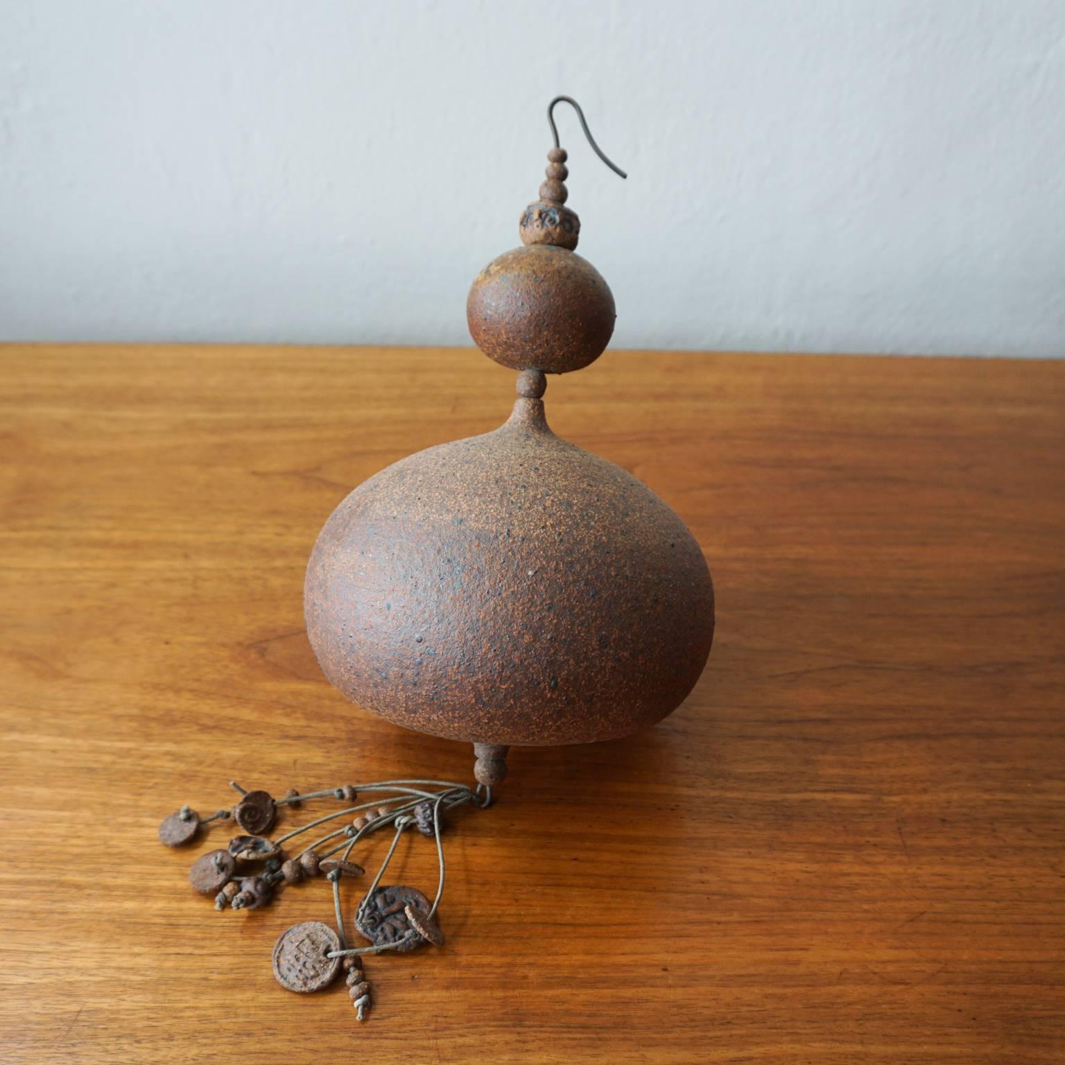 Ceramic Birdhouse by Wayne Chapman In Excellent Condition In San Diego, CA