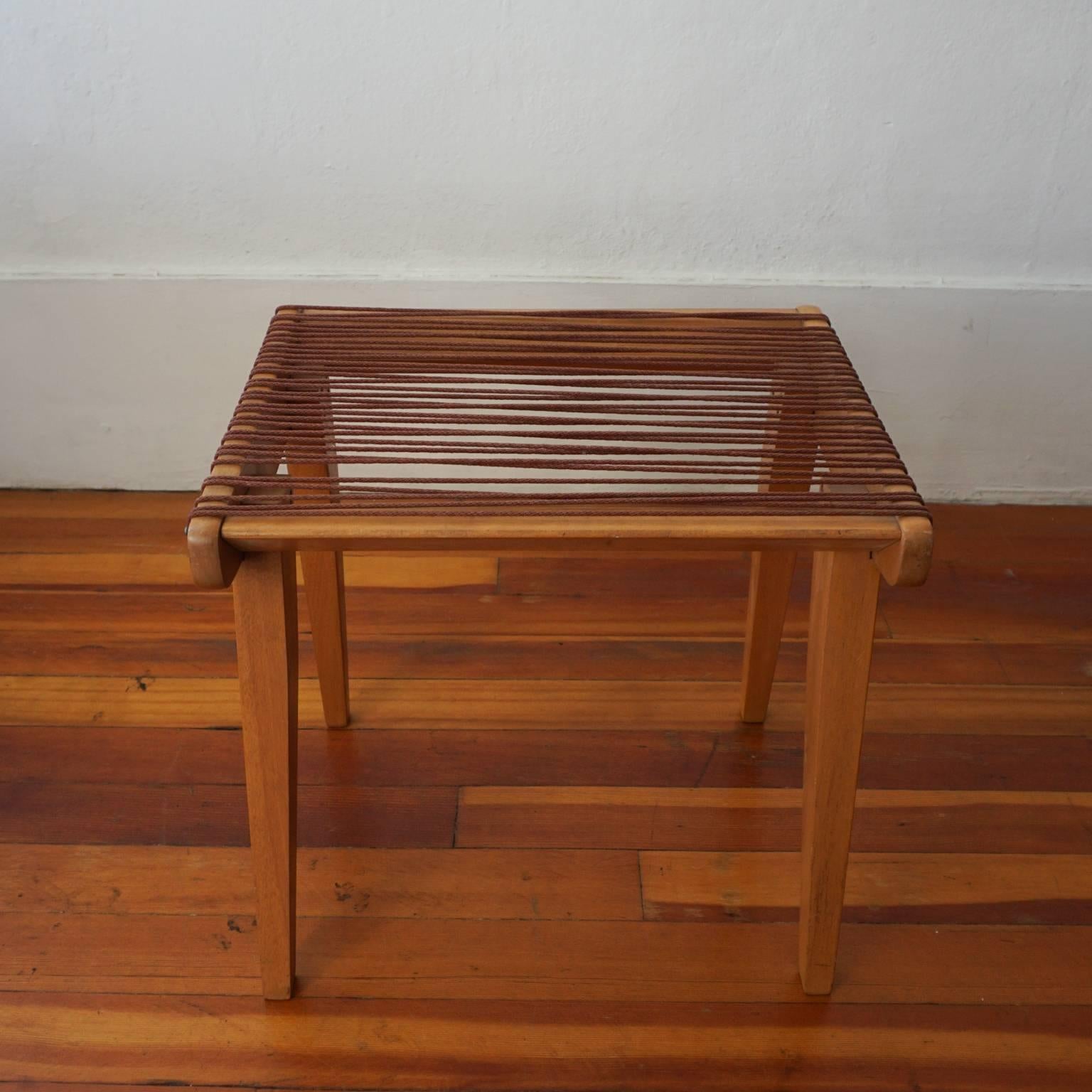 American String Stool by Robert J Ellenberger for Calfab, 1950s For Sale