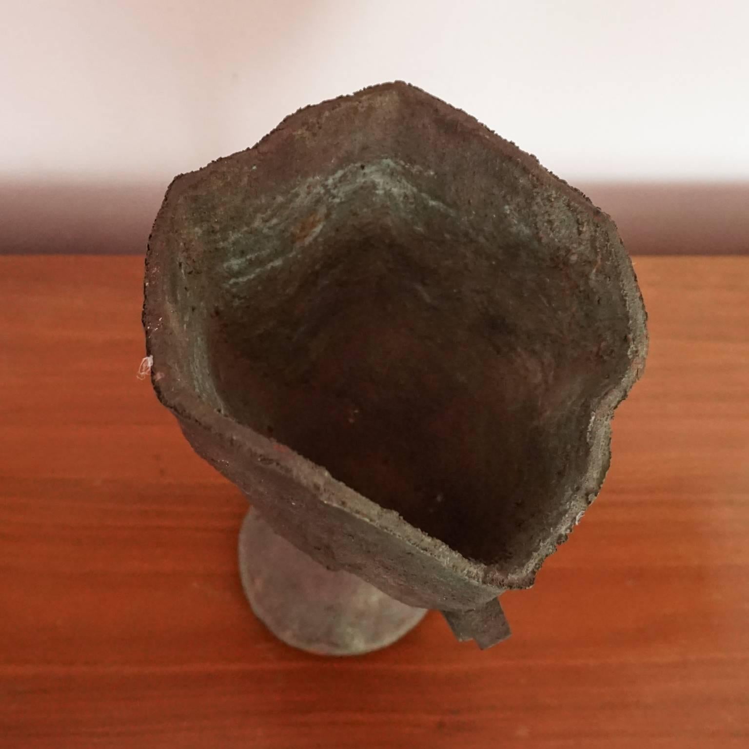 Unique Paolo Soleri Bronze Sculptural Vessel 3